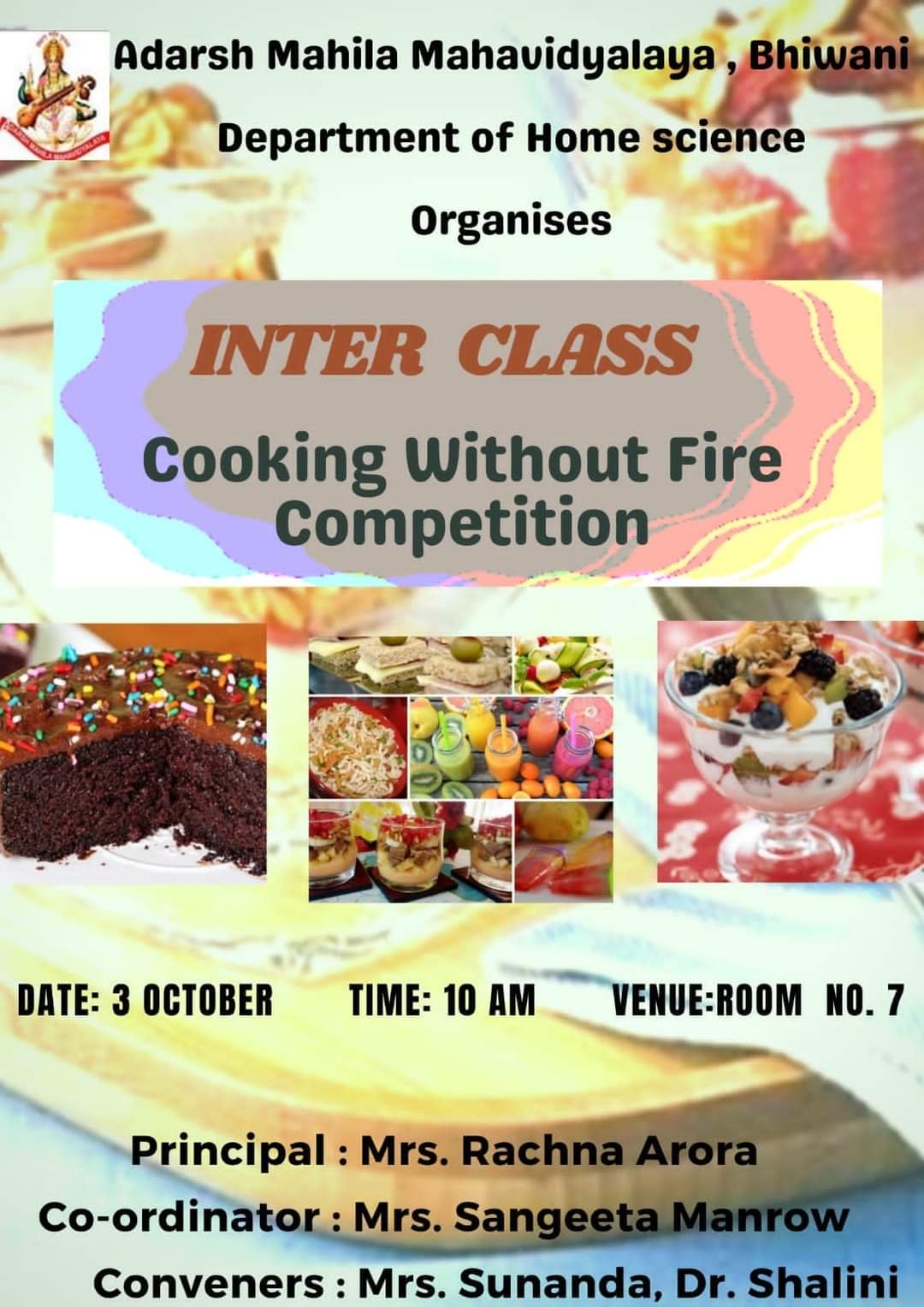 Inter Class Cooking Without Fire Competition
